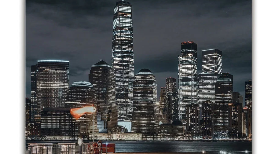 1 World Trade Center And Lower Manhattan At Night