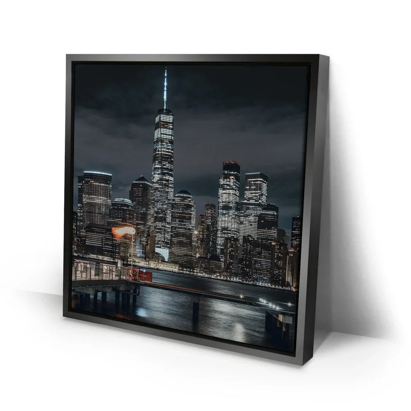 1 World Trade Center And Lower Manhattan At Night