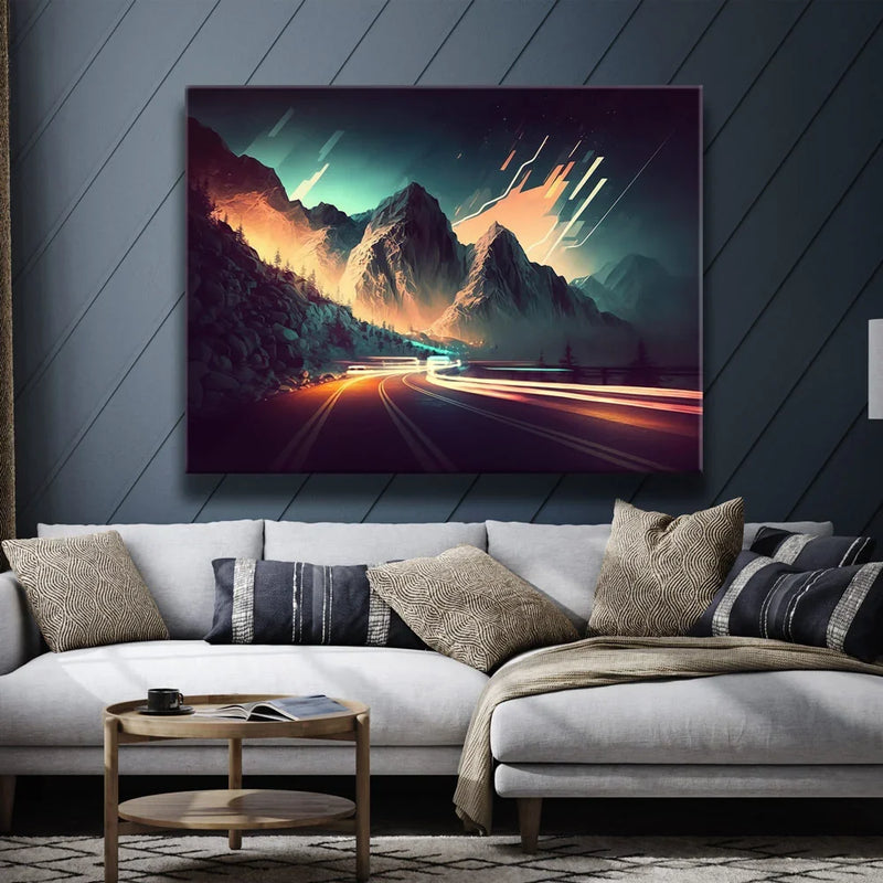 Art Deco Mountain Lapse