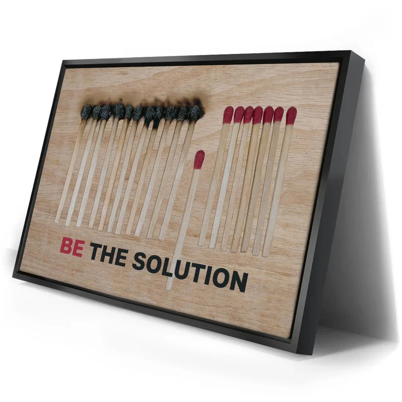 Be The Solution - Light Wood