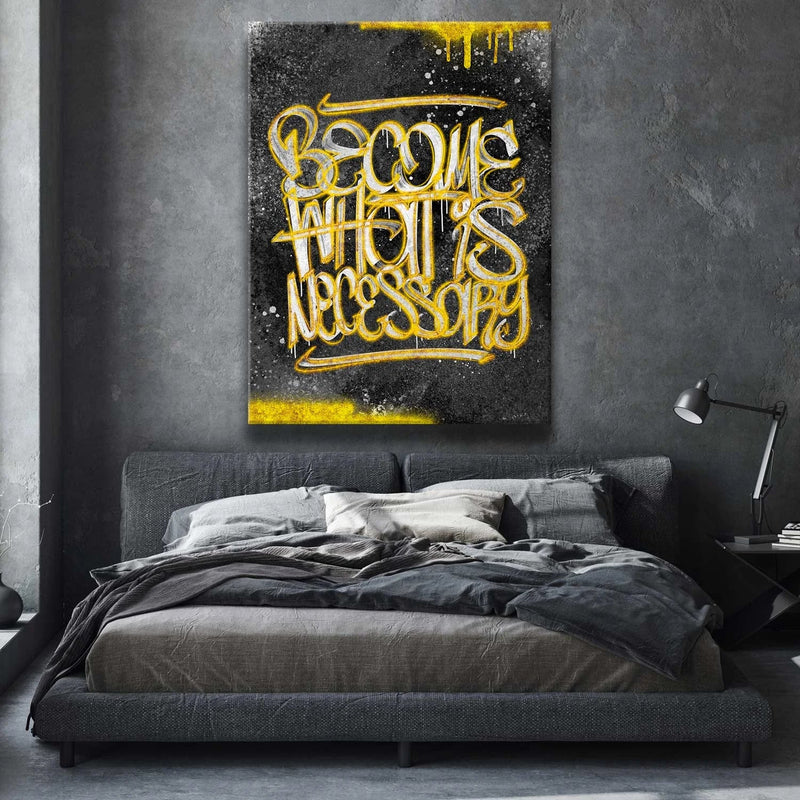 Become - Calligraphy Gold