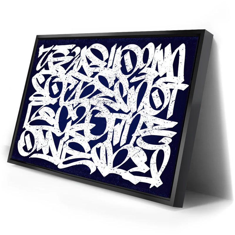 Calligraphy II - Blue