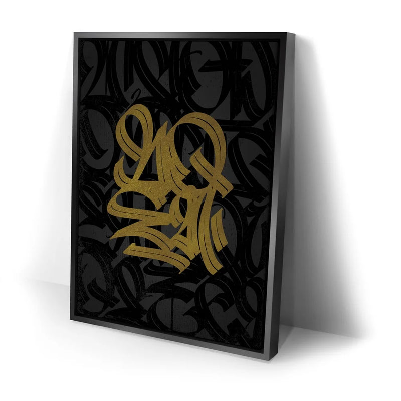 Calligraphy III - Gold