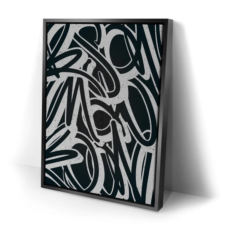 Calligraphy VIII - Grey