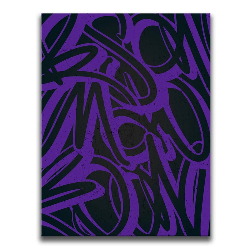 Calligraphy VIII - Purple