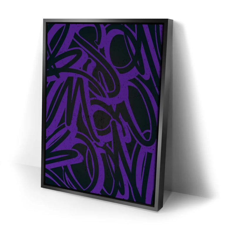 Calligraphy VIII - Purple