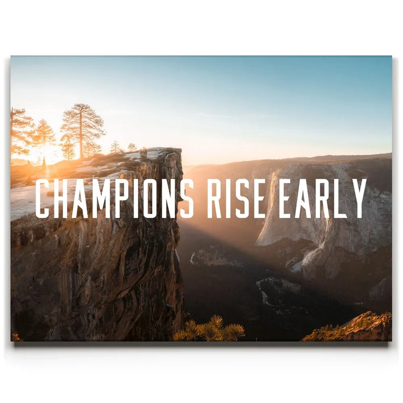 Champions Rise Early