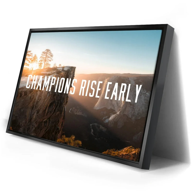 Champions Rise Early