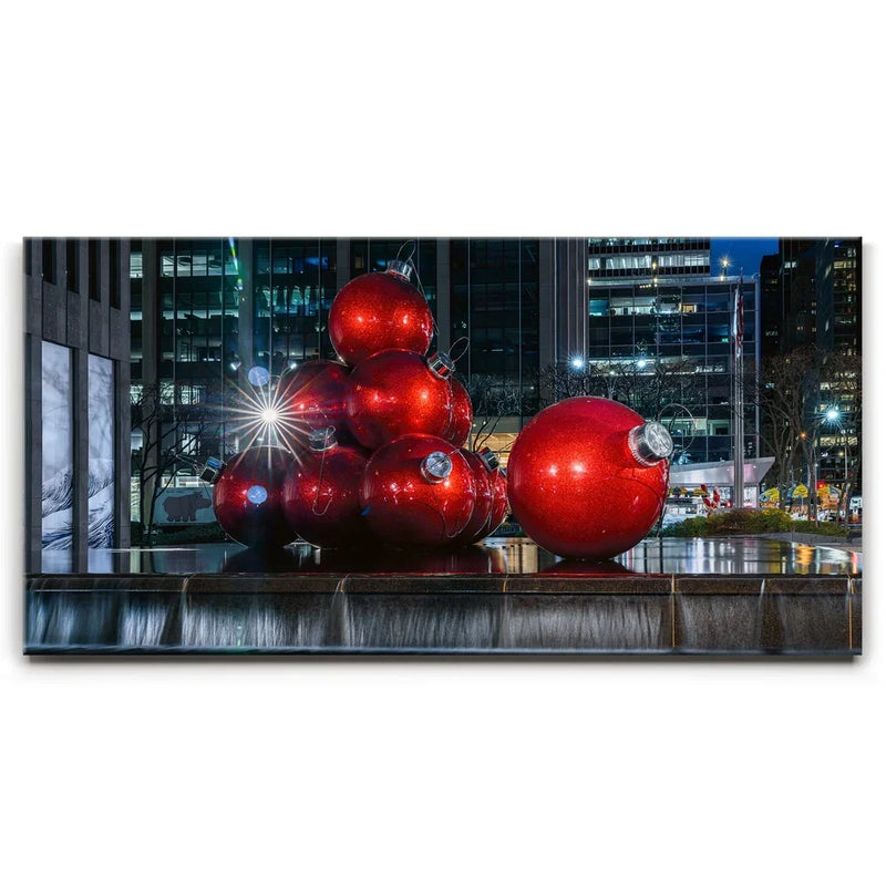 Christmas Decorations At Radio City Music Hall, New York City