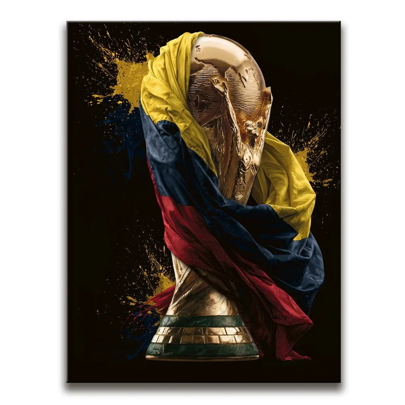 COLOMBIA, DRAPED IN DESTINY - FOOTBALL