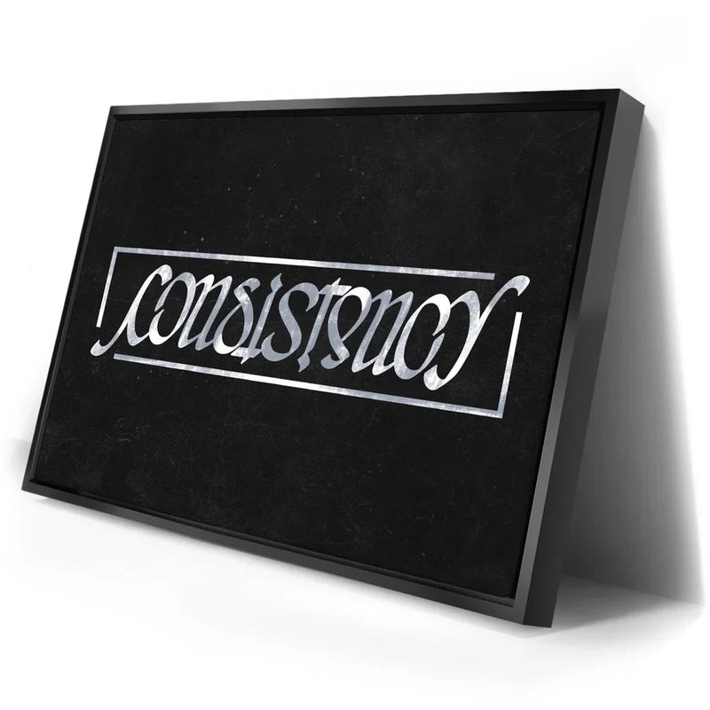 Consistency Ambigram - Grey