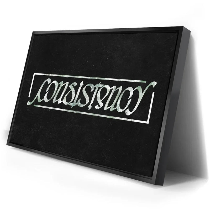 Consistency Ambigram - Money Green