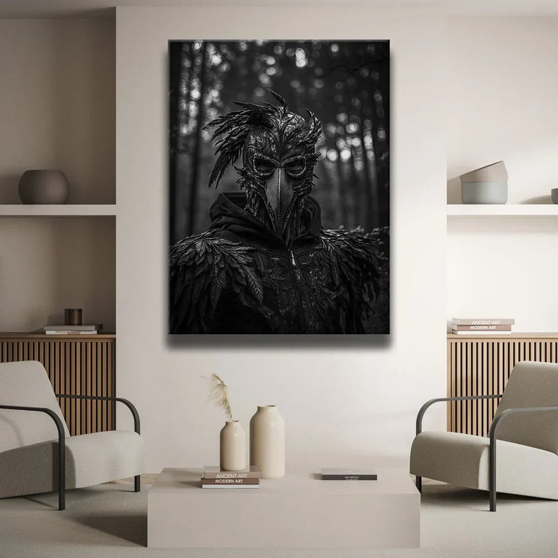 Crow Warrior I - Black & White