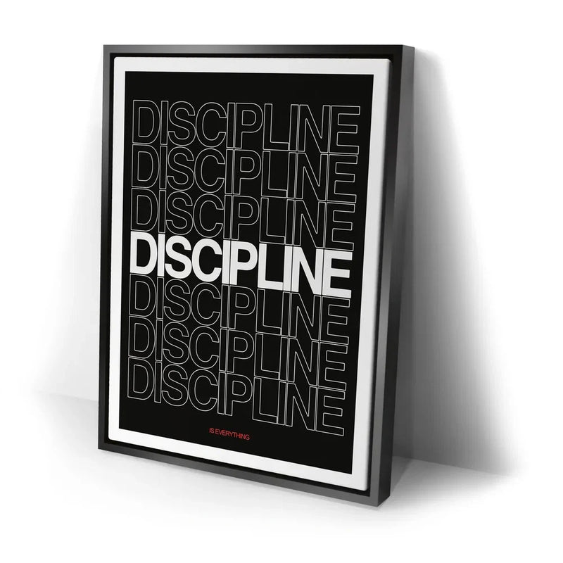 Discipline Is Everything - White
