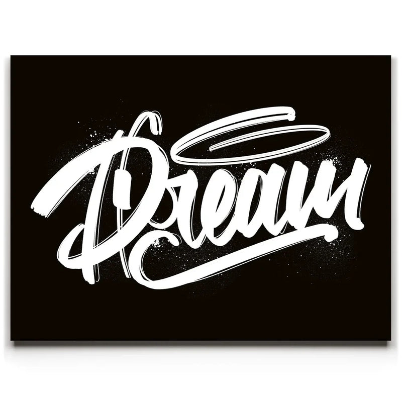 Dream Calligraphy - Black and White II