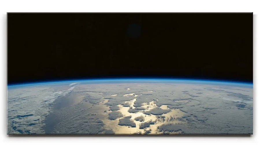 Earth's thin blue atmosphere