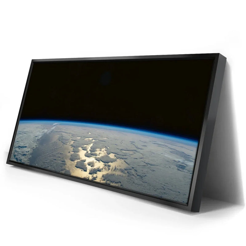 Earth's thin blue atmosphere