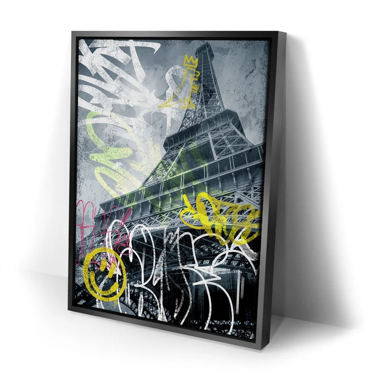 Eiffel Tower - Graffiti Street Art