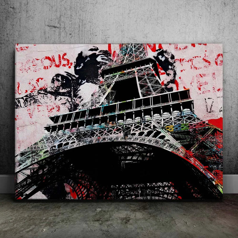 Eiffel Tower Graffiti II