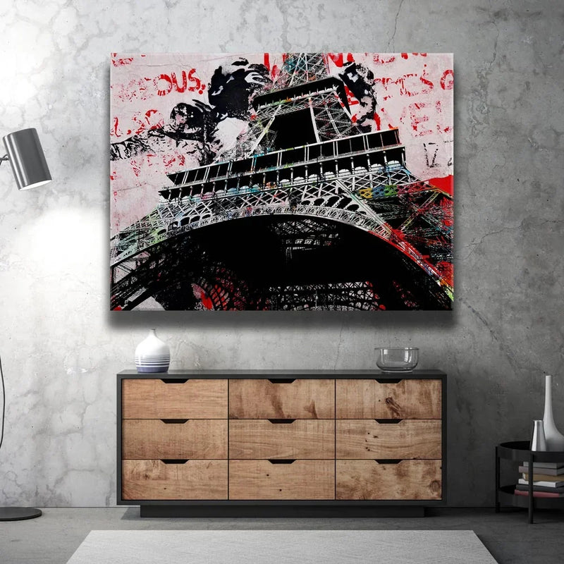 Eiffel Tower Graffiti II