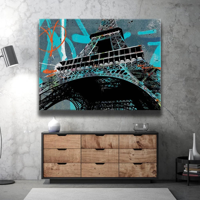 Eiffel Tower Graffiti III