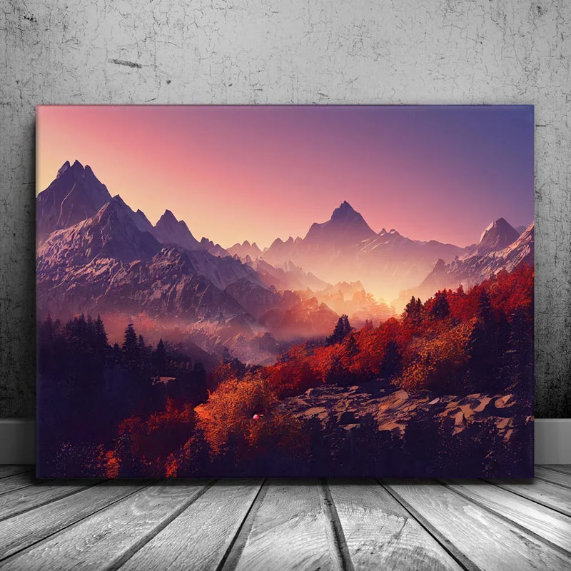 Fall Mountain Landscape II