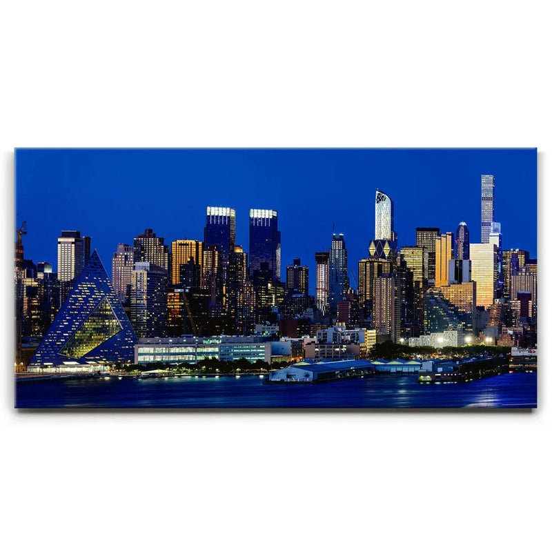 Famous Midtown Manhattan Skyline View At Night - 1 Of 3