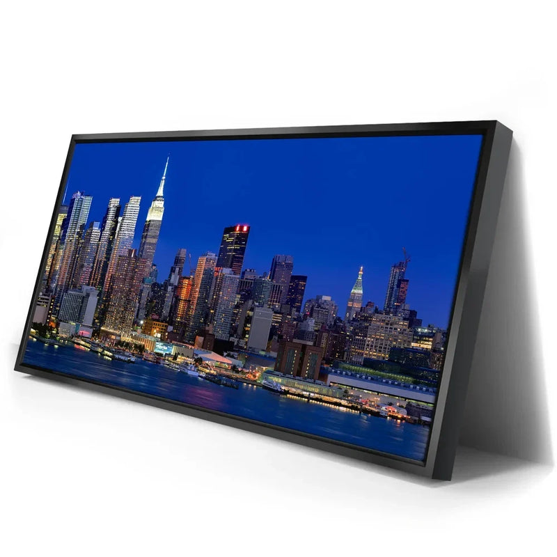 Famous Midtown Manhattan Skyline View At Night - 3 Of 3