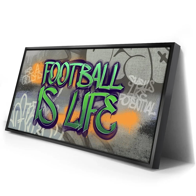 Football Is Life - Graffiti