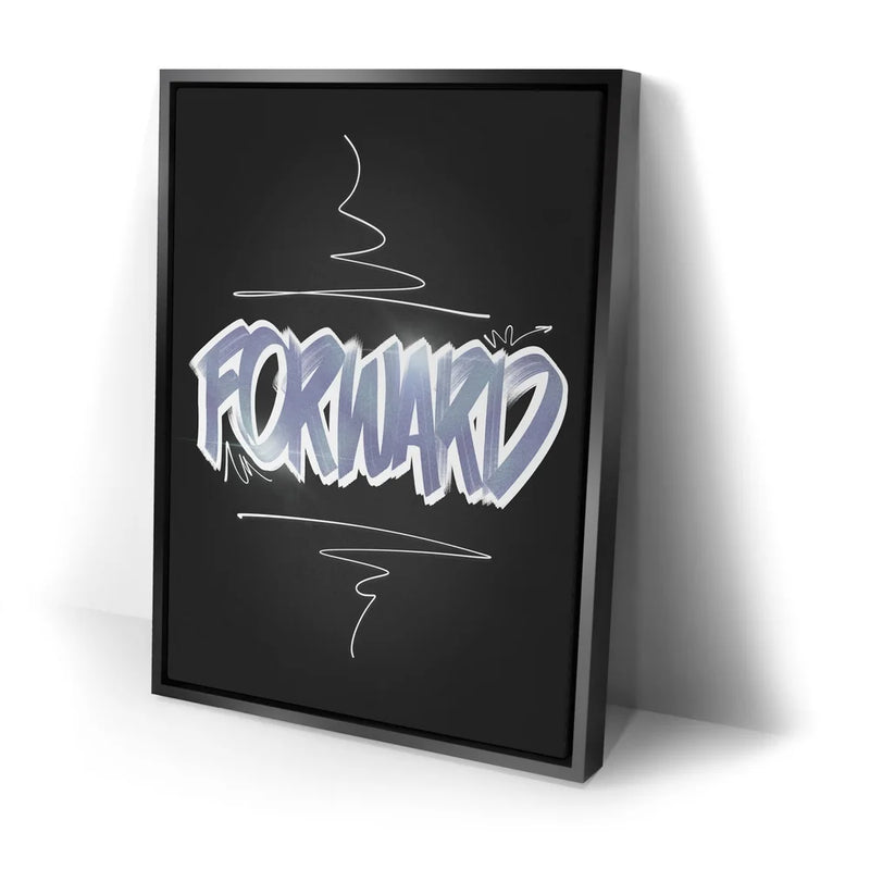 Forward - Dark - Calligraphy II