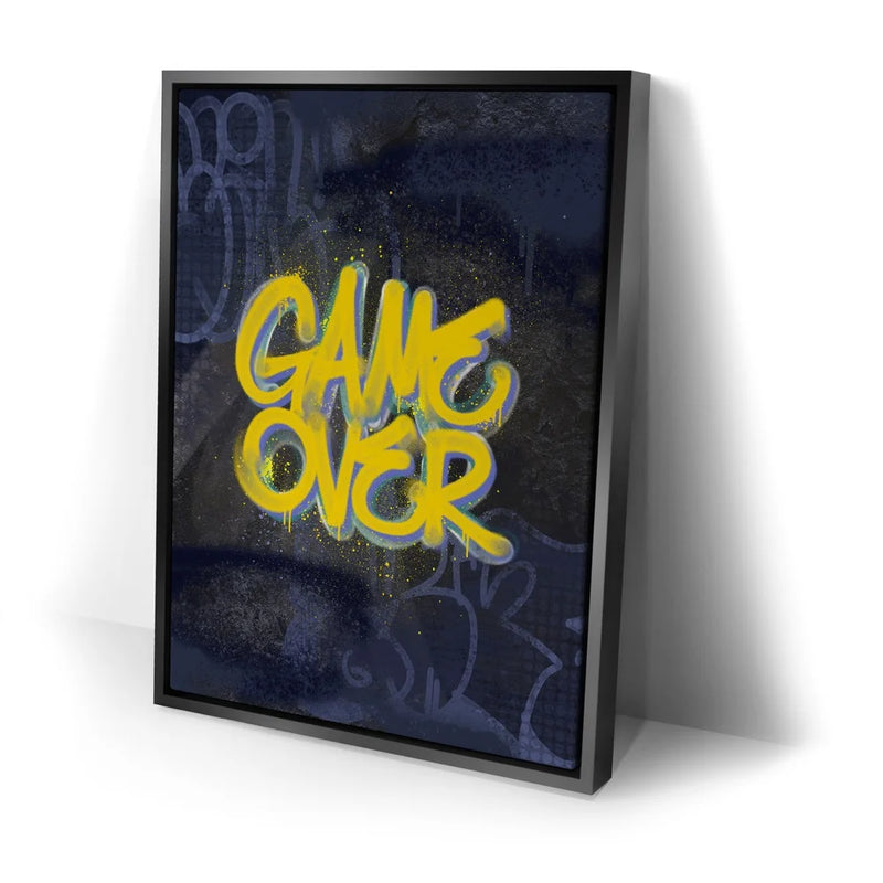 Game Over - Graffiti - Space Invaders Style
