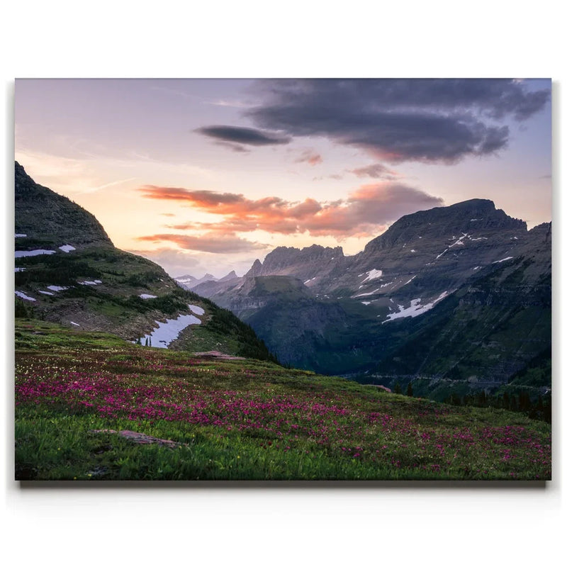 Golden hour at Glacier National Park