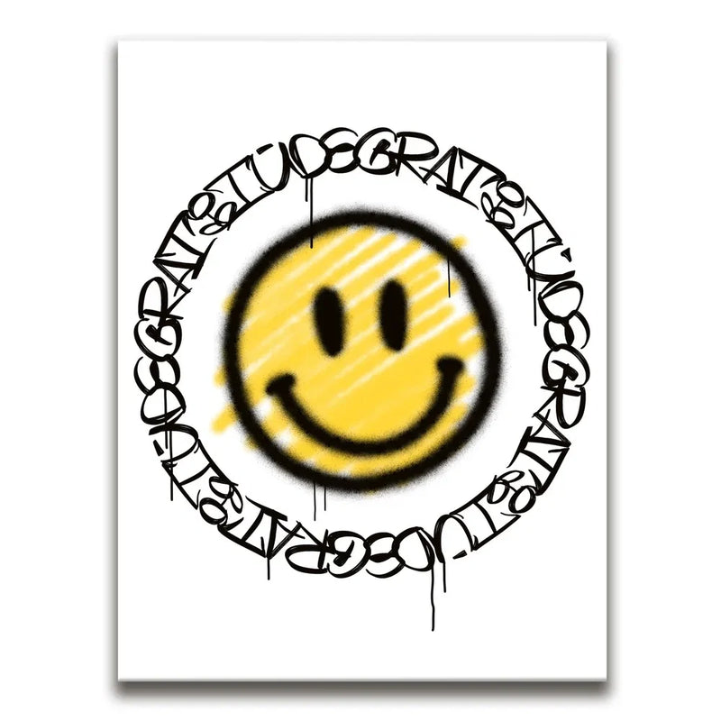 Gratitude & Happiness - White