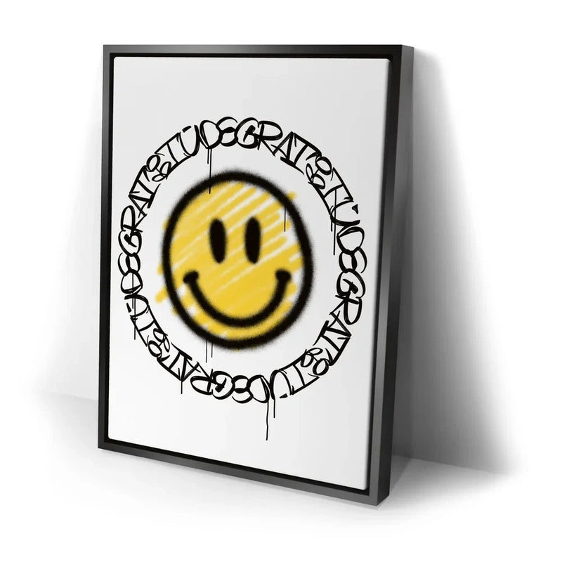 Gratitude & Happiness - White
