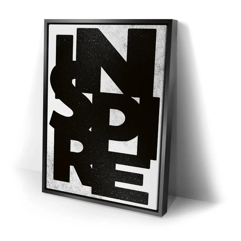 Inspire - Black Text