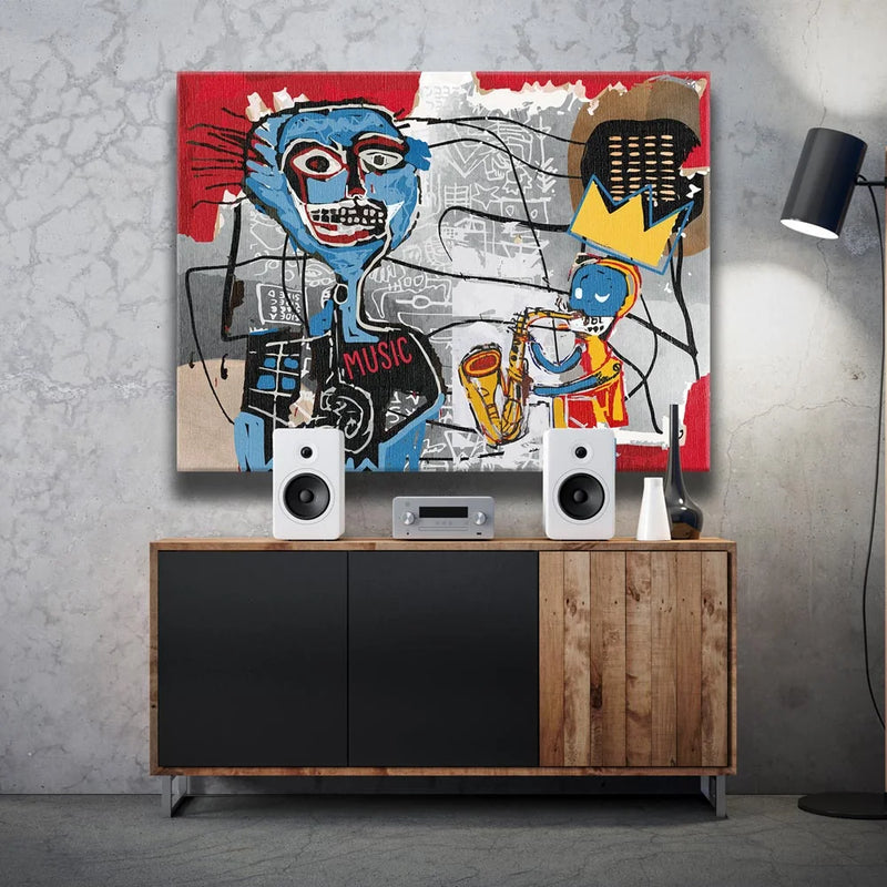 Jazz Club - Basquiat Style
