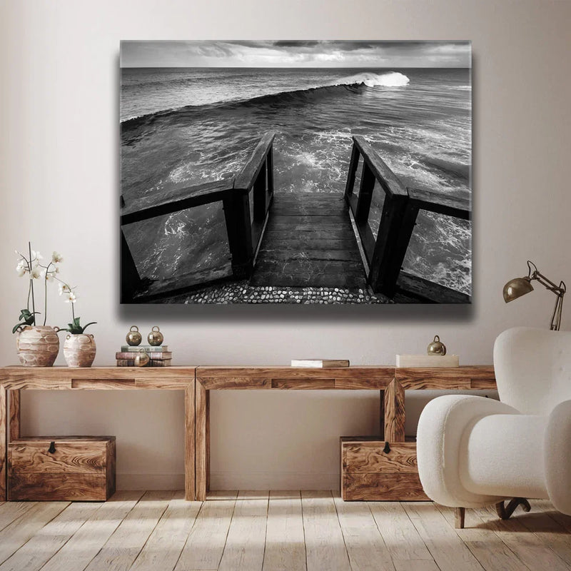 Jump Into Paradise - Black and White