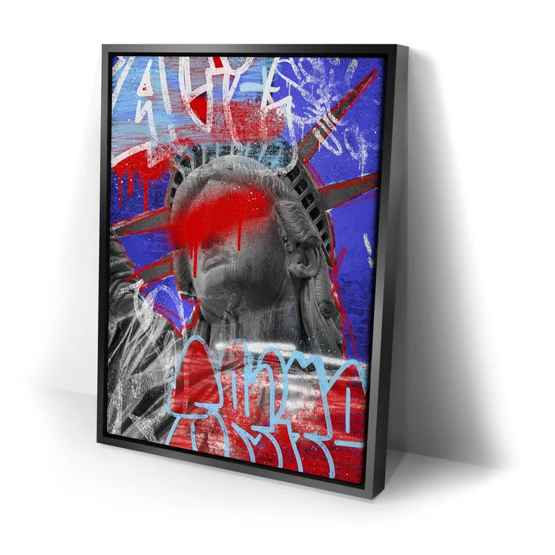 Liberty Is Blind - Red Graffiti