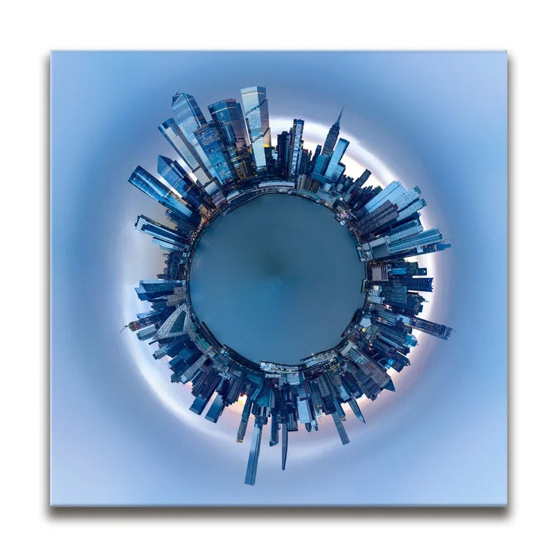 Little Cold Grey Planet Manhattan