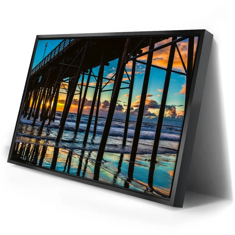 Looking through the Oceanside Pier