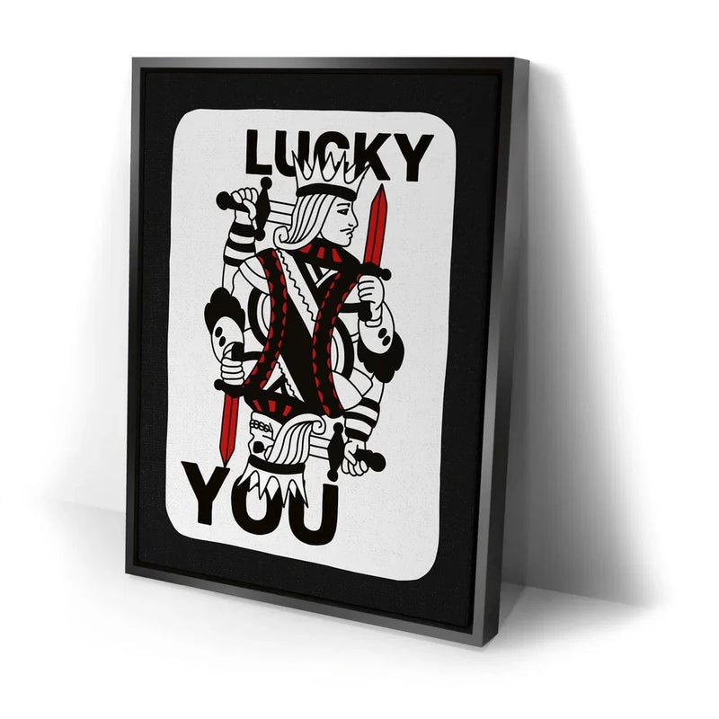 Lucky You Playing Card - Gritty