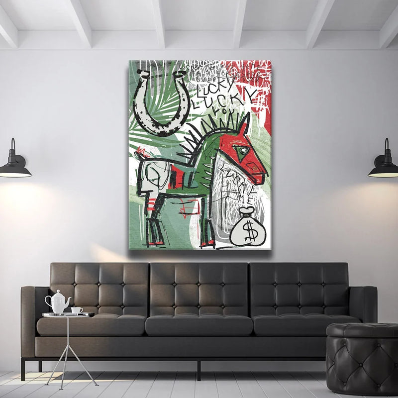 Lucky You, Lucky Me - Basquiat Style