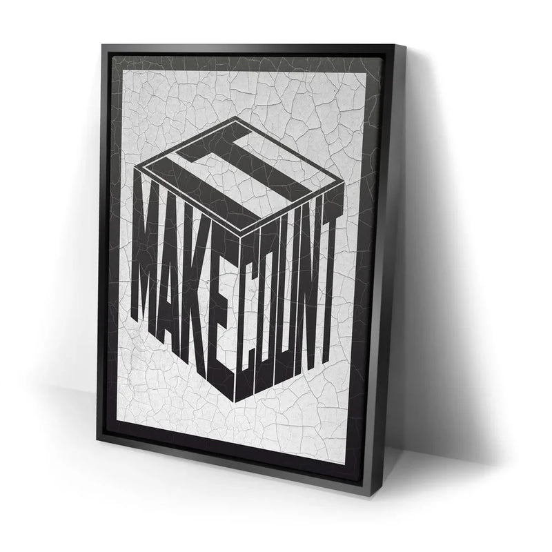Make It Count - Cracked Paint