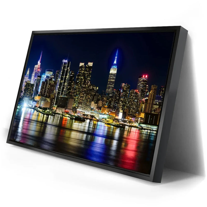 Manhattan Skyline View At Night - 2 Of 2