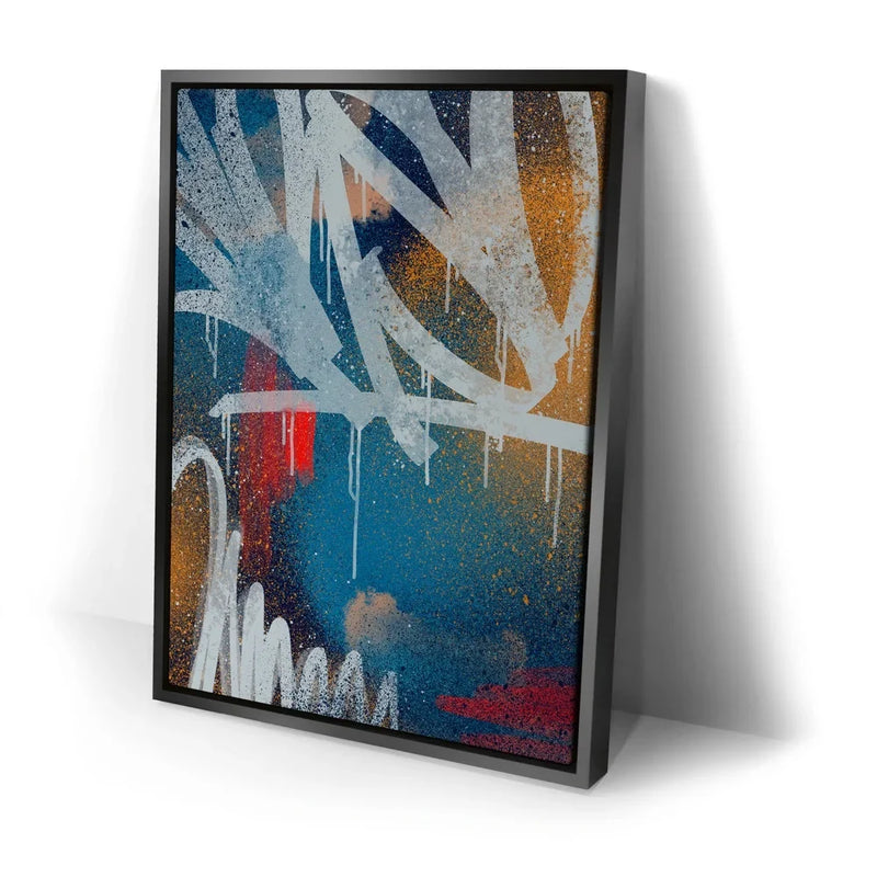 Midnight Drip - Abstract Graffiti