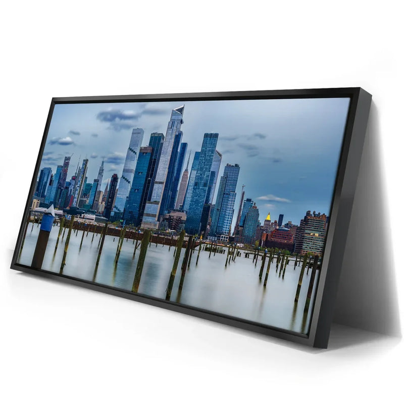 Midtown Manhattan And Hudson Yards In Daylight Panoramic