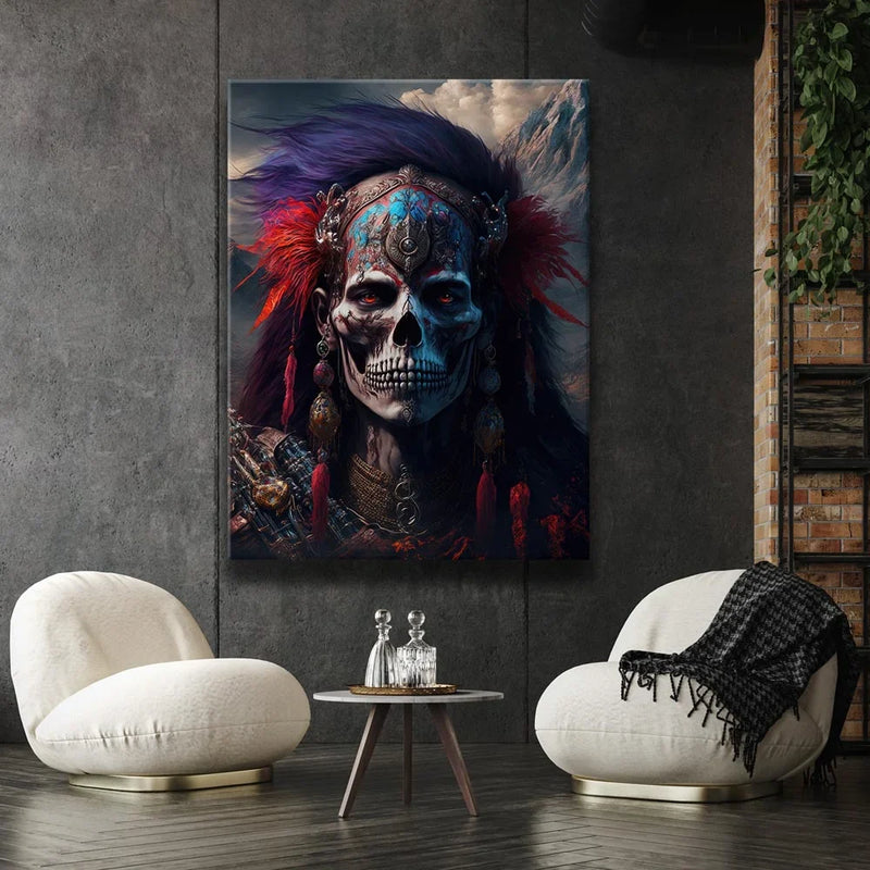 Native Skull Warrior