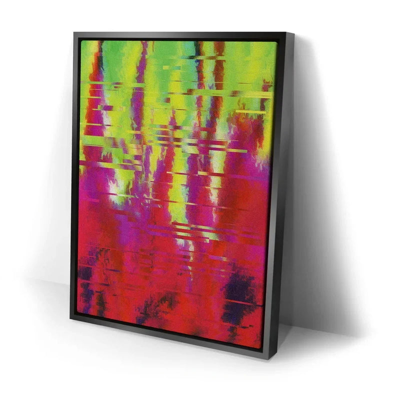 Neon Puddle Reflection - Psychedelic