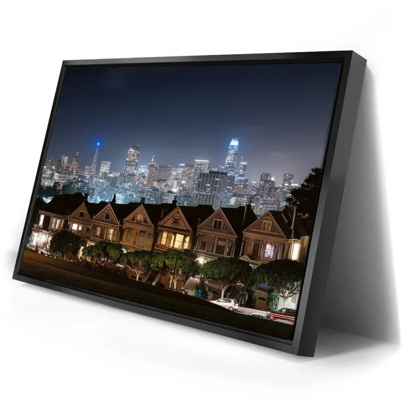 Night at the Painted Ladies - San Francisco, CA