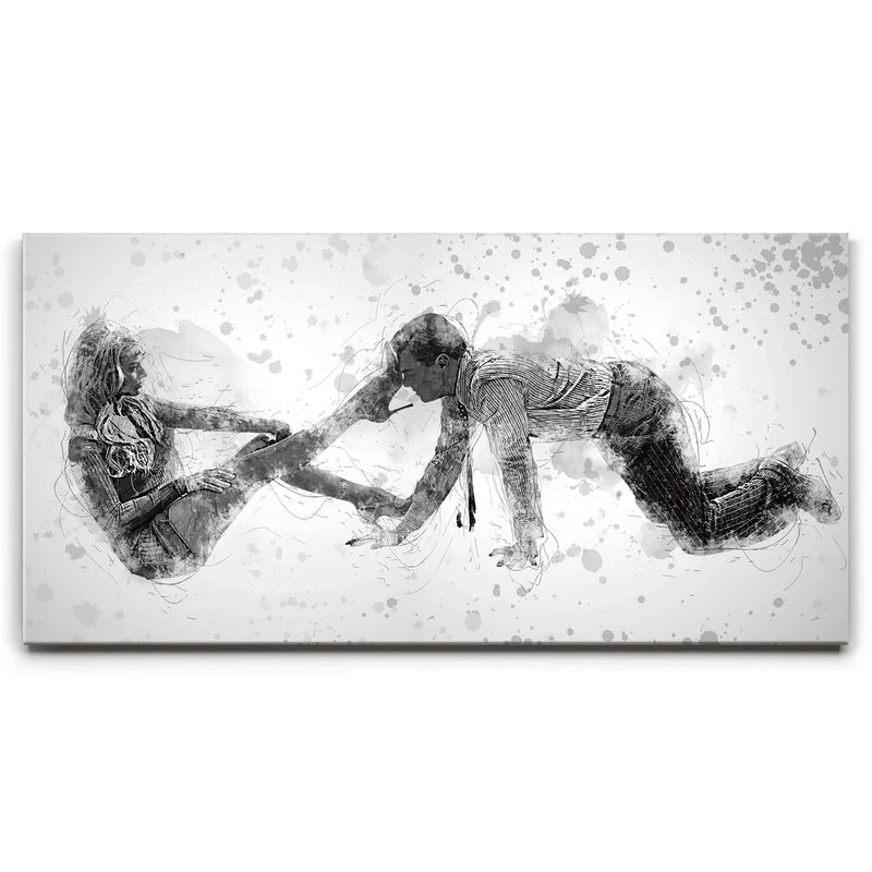 No Touching - Black & White